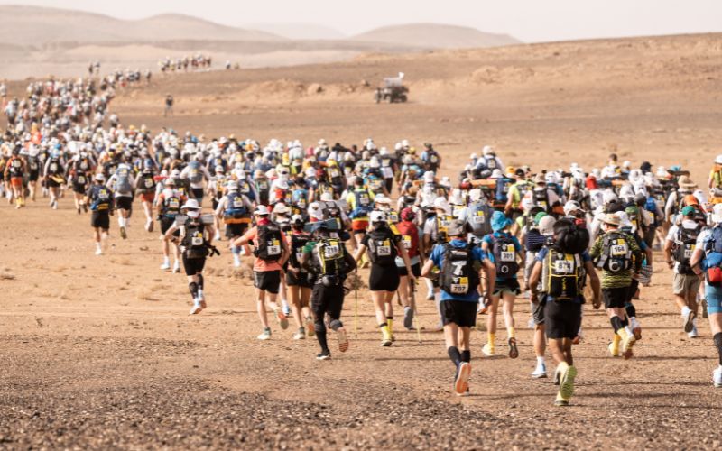 Vận động viên tham gia giải chạy marathon khắc nghiệt nhất thế giới